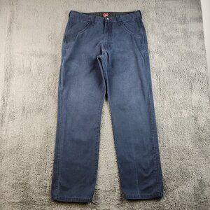 Wrangler Workwear Relaxed Straight Pant Men's 32x32 Unlined Flat Front Zip Fly